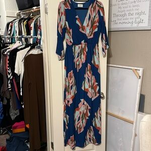 Maxi floral dress never been worn
